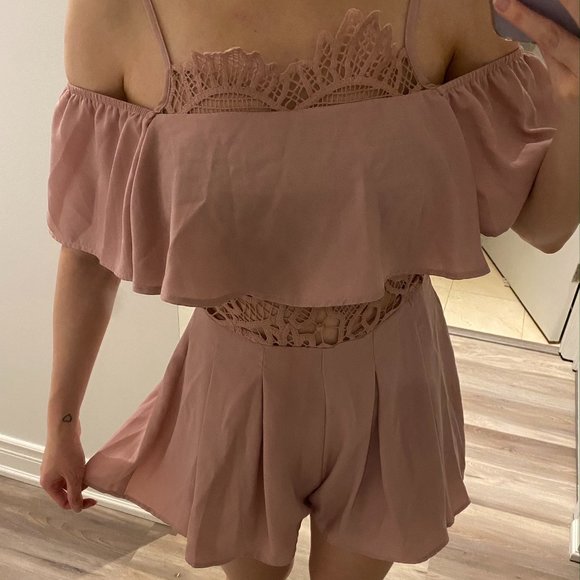 Cute Pink SHEIN Romper - Picture 3 of 6